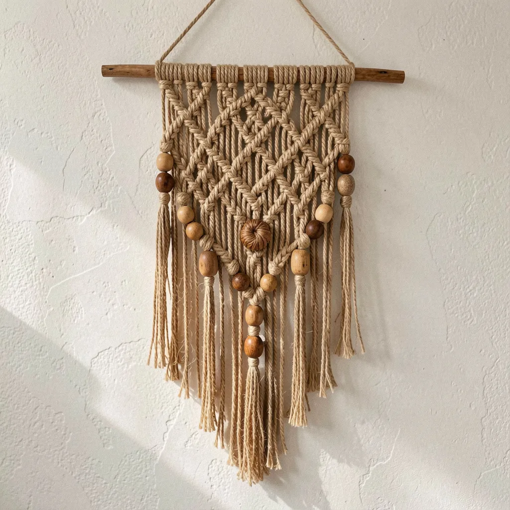 Natural lighting on fiber art
